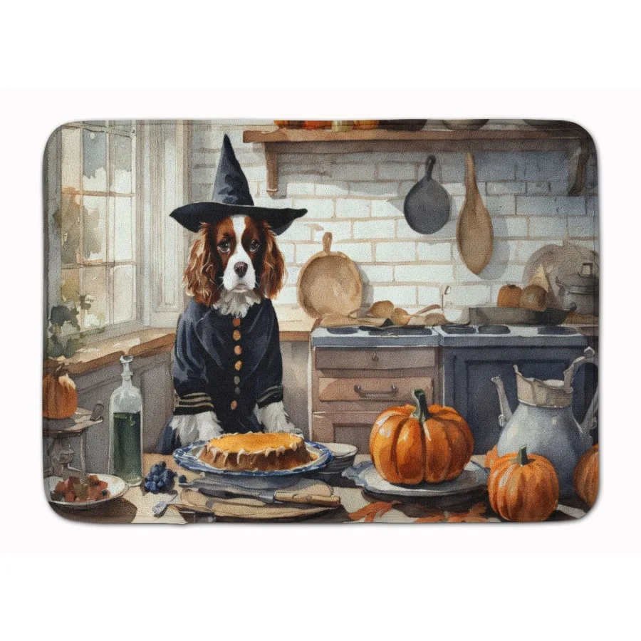 

Кавалер-спаниель, осенний кухонный коврик из пены с эффектом памяти, кухонный коврик, который можно стирать в машине, противоусталостный коврик, подушка, комфортный коврик для ванной или комплект