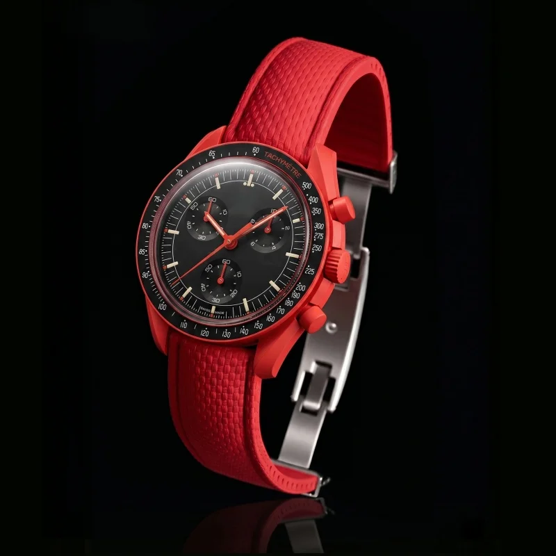 18mm 19mm 20mm 21mm 22mm 24mm Fluoro Rubber Watch Strap for Tissot Le Locle Timex SEIKO Citizen Watchband Quick Release Bracelet