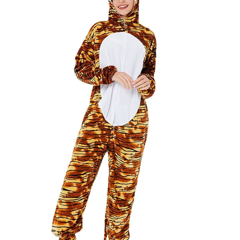 

loween Par Animal Costume Tiger Outfit Dancewear Ladies Faionable Traditional Stage Clothing No Brand JuQdwX9