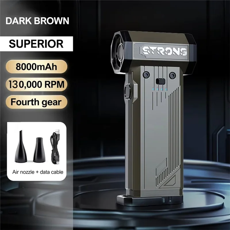 A86I-Turbo Jet Blower 130000 RPM منفاخ الهواء فرش السيارات التوجه توربو مروحة 8000Mah الهواء Puissant سيارة منفاخ مروحة