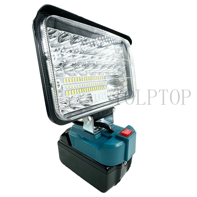 For Makita 18V BL1430 BL1830 Li-ion Battery LED Work Light 3/5/8 inch Flashlight Emergency Flood Lamp Camping Lamp Jobsite Light