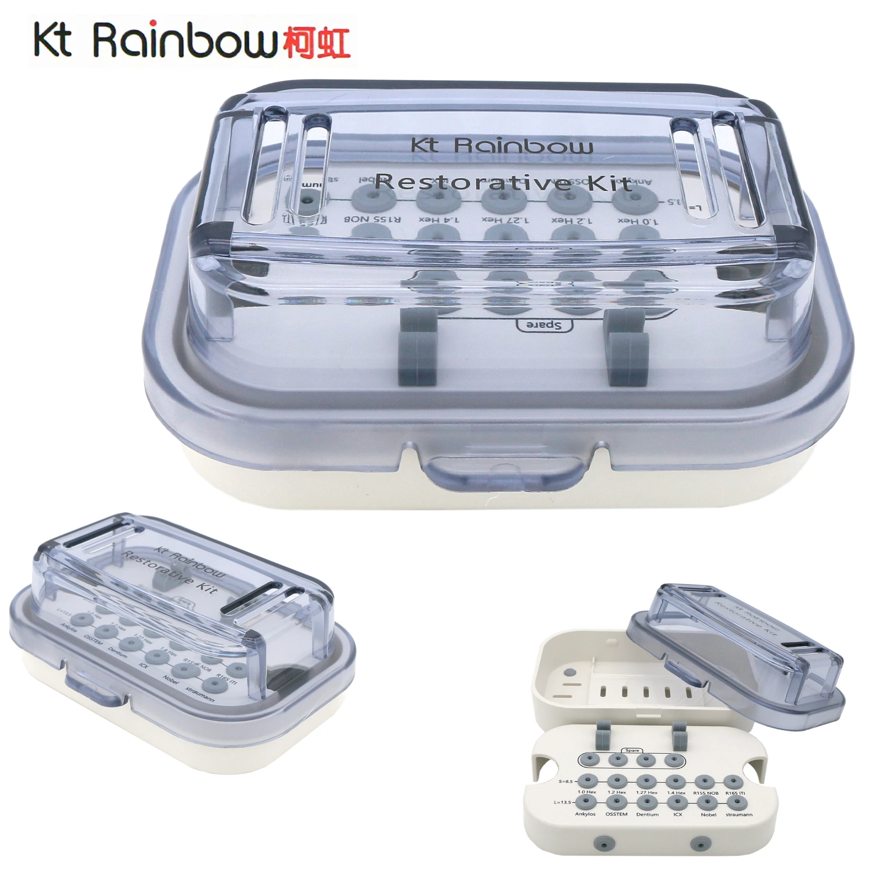 

Universal Implant Box Abutment 134°C Autoclavable for Implant Prosthetic Kit