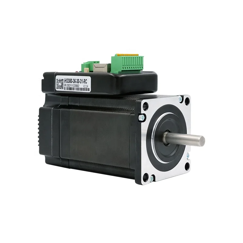 IHSS60-36-30-31-RC CANBUS RS485 3Nm 2 Phase 5A 36V Stepper Motor with Integrated Controller