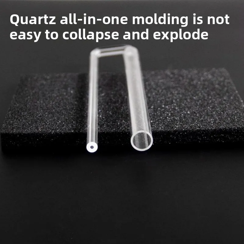 Micromeritics 2920/2720 Compatible High Temp Corrosion Resistant Quartz U-Tube Chemisorption Sample Tube Customizable