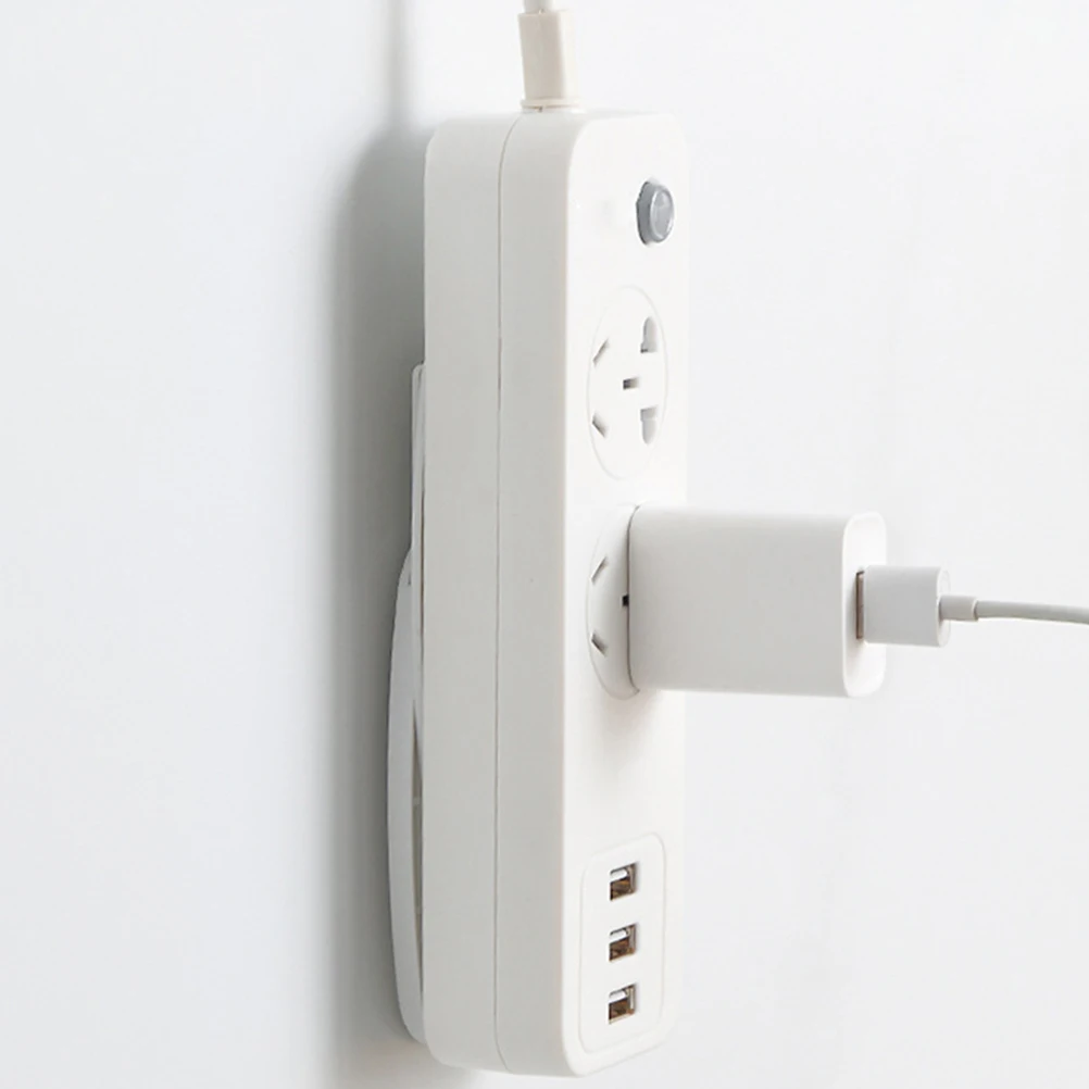 

Socket Hanger Self Adhesive Wall Mount Storage Container PP Material No Drill Strong Capacity Home Decor Lighting