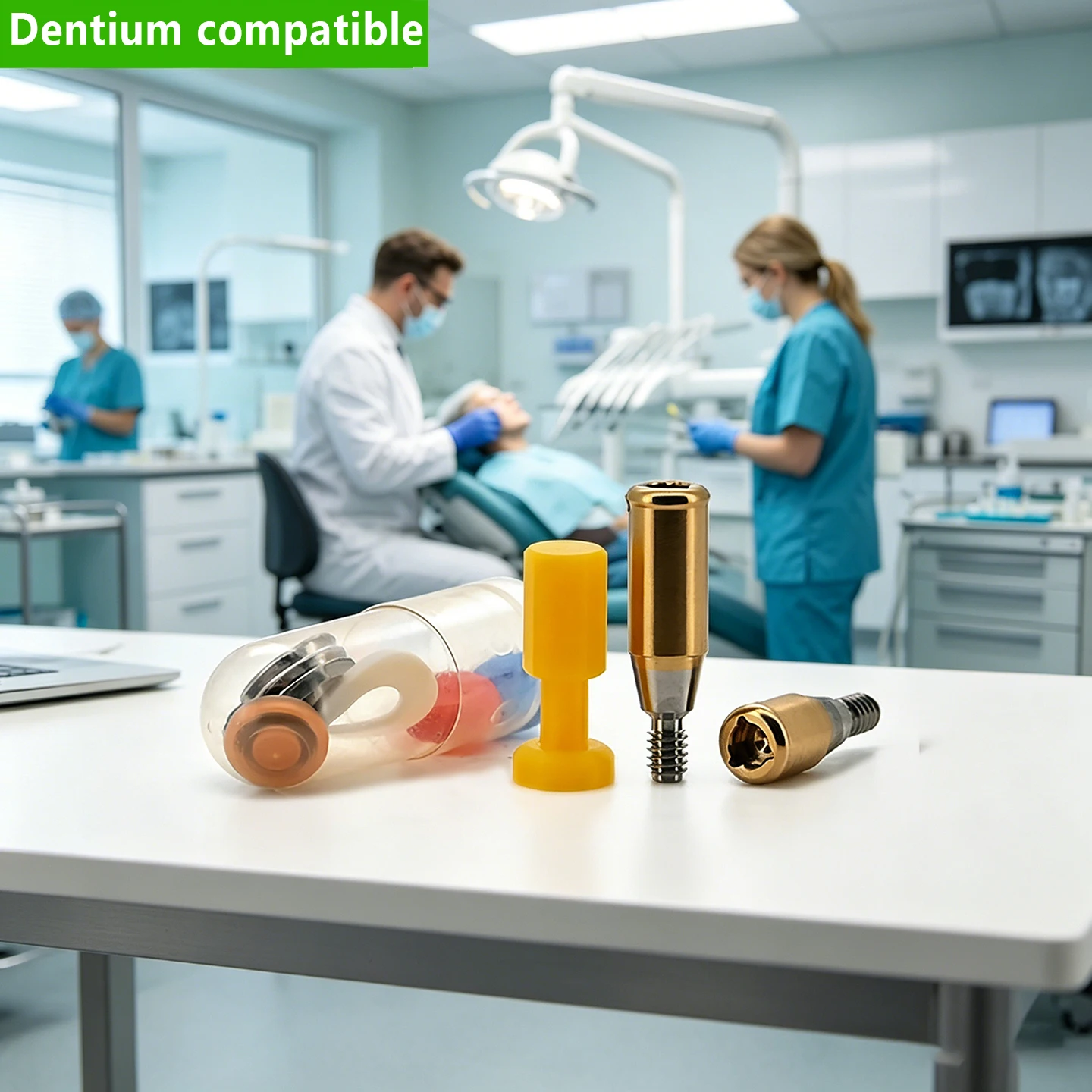 Locator Abutment Compatible with Dentium System for Overdenture High Stability Replacement Accessory OEM ODM Factory Direct
