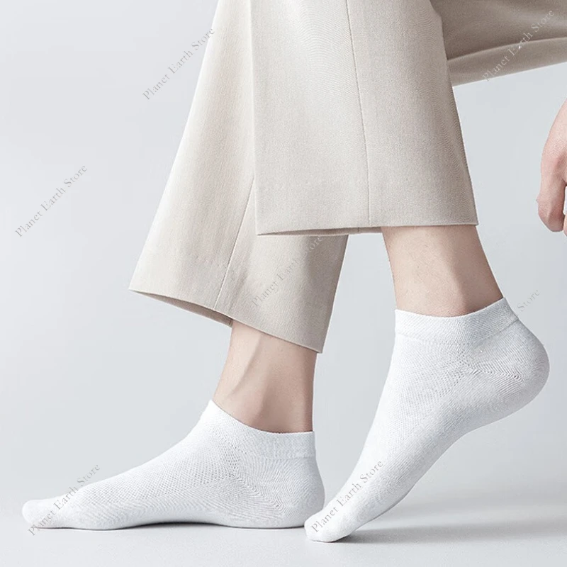 5 ペア 4.5 センチメートル使い捨て圧縮靴下ユニセックスポータブル旅行靴下吸汗性通気性洗濯不要の使い捨て靴下 36-43