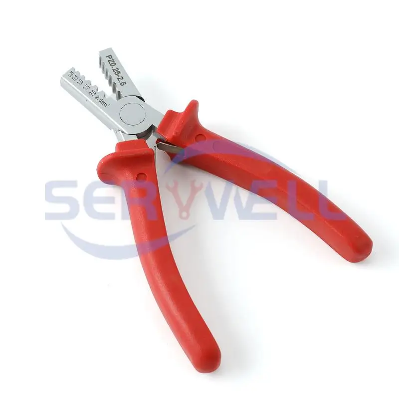 

PZ0.25-2.5 Mini Small insulated and non-insulated ferrules Crimper Plier Ternimals Crimping Cable End-sleeves 0.25-2.5mm2