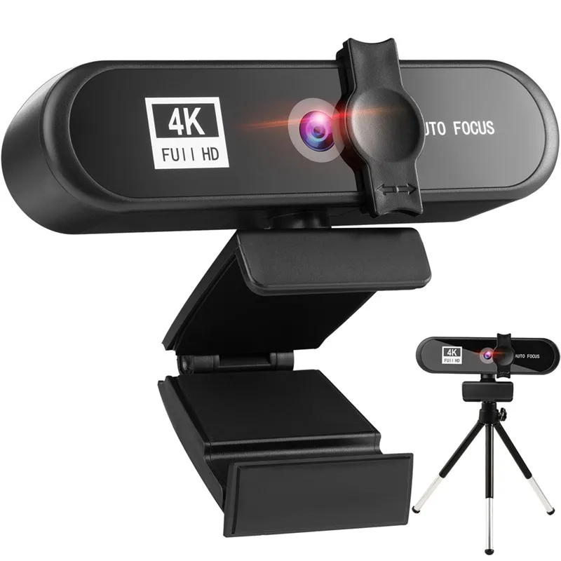 Веб-камера 8K 4K с автофокусом для конференц-связи, ПК, веб-камера для прямой трансляции, USB веб-камера для офиса, встречи, дома с микрофоном, HD веб-камера 1080P