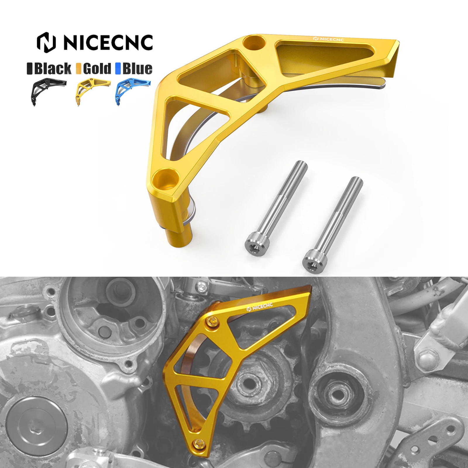 

NiceCNC For Suzuki DRZ400S DRZ400SM 2000-2024 DR-Z 400S 400SM Motorcycle Front Sprocket Guard Chain Cover Protector 2023 2022