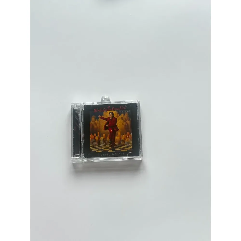 Michael Jackson Mini CD Keychain 6PCS MJ Fans English Replica Playable Classic Music Memorabilia Gift Free Shipping