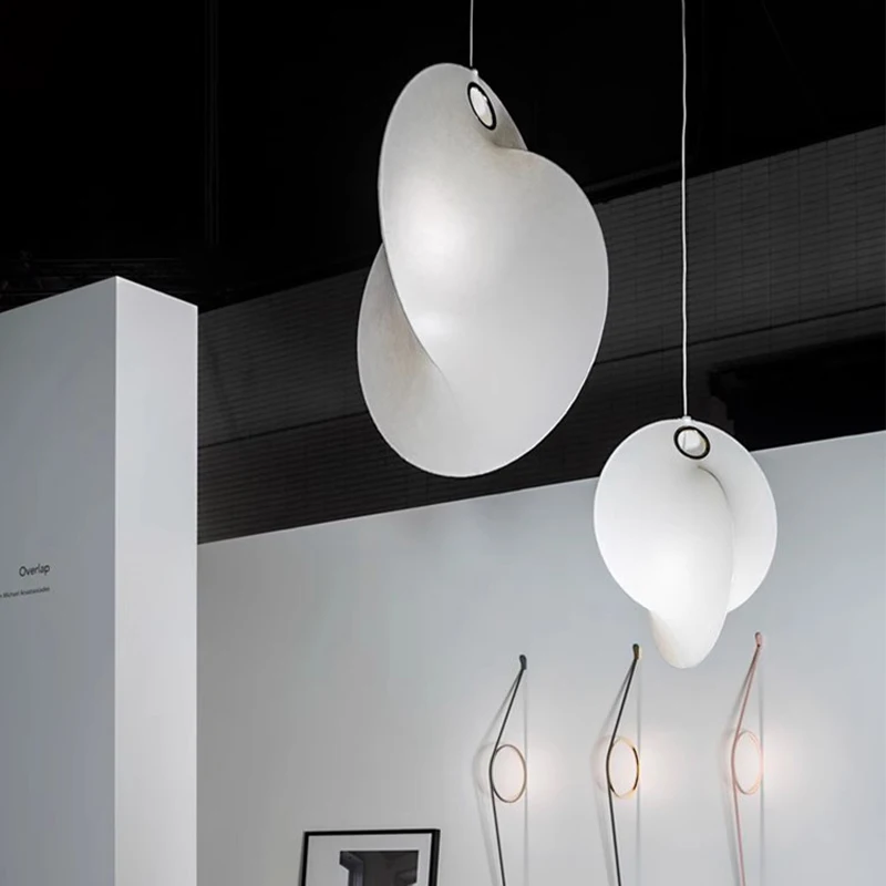 الشمال الحرير E27 قلادة Led ضوء تصميم بسيط اليابانية الرجعية تأثيث المنزل الثريا دراسة مصباح لغرفة المعيشة مصابيح غرفة النوم