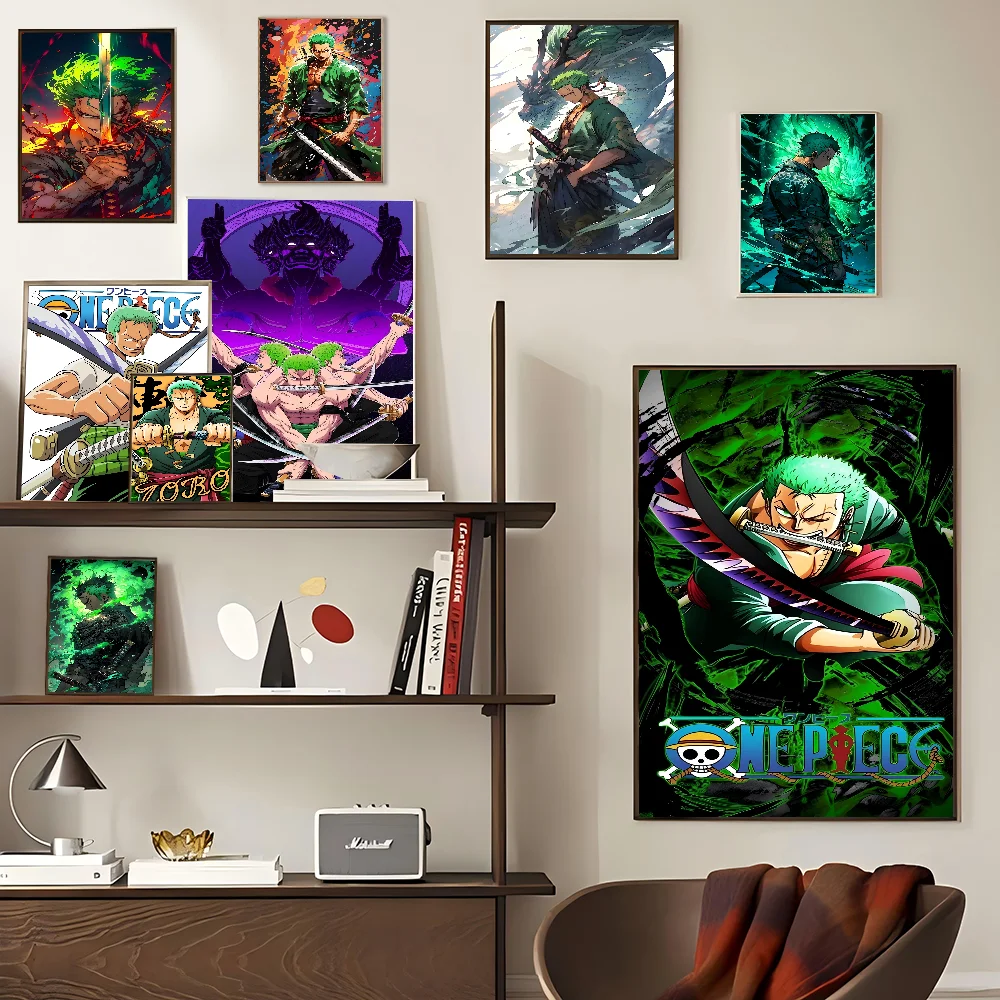 R-Roronoa Z-Zoro Posters And Prints Canvas Printing Wall Art Picture For Living Room Home Decor Gifts