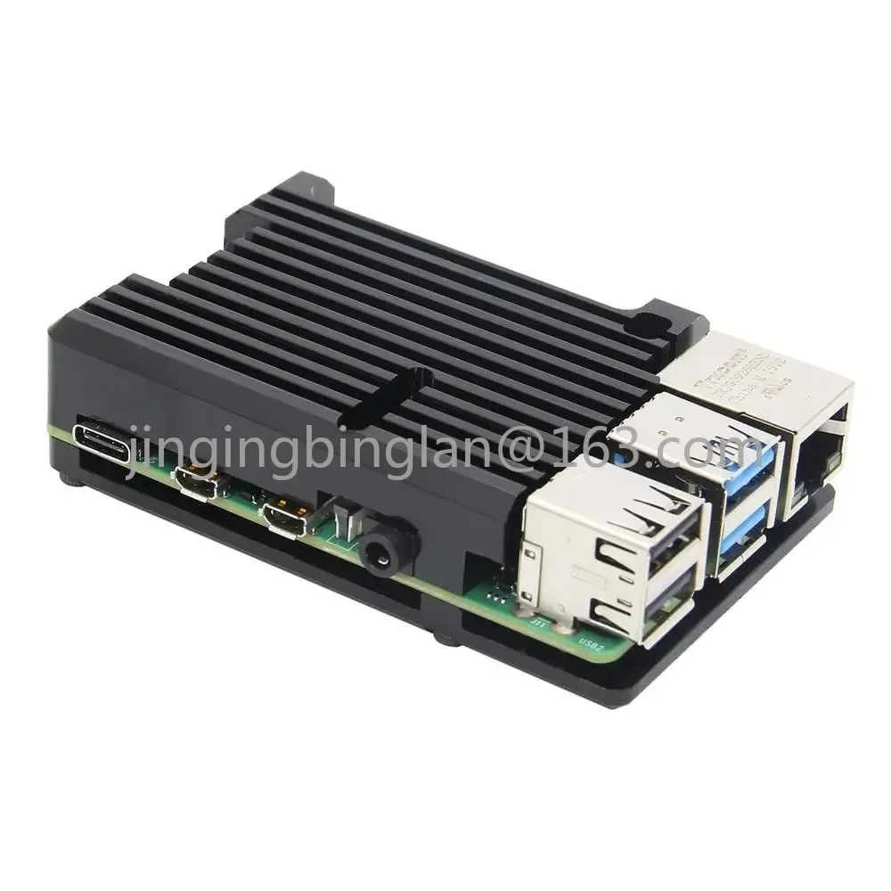 Raspberry Pi 4. Generation Kühlschale Raspberry Pi4 Aluminiumlegierungsgehäuse Lüfterzubehör Hauptplatinenbox