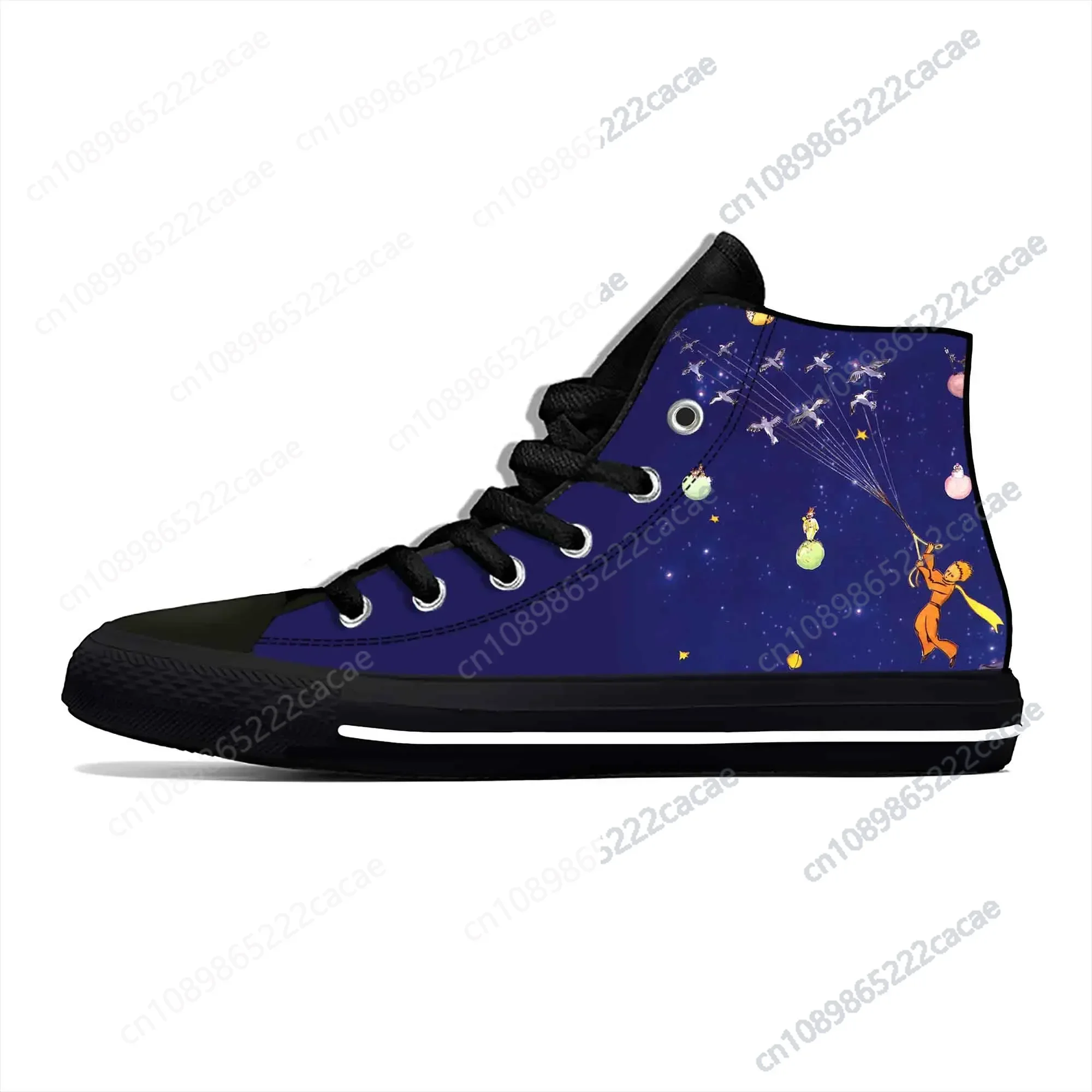 

Little Prince Anime Cartoon Manga Comic Fashion Casual Cloth Shoes High Top Comfortable Breathable 3D Print Men Women Sneakers