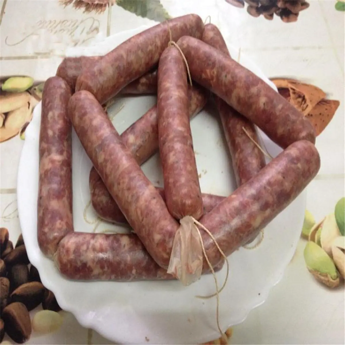 14 Meter dry sausage sleeve, Dry sausage box, 20/26/32mm Caliber, Suitable for homemade sausage and hot dog packaging tools image 3