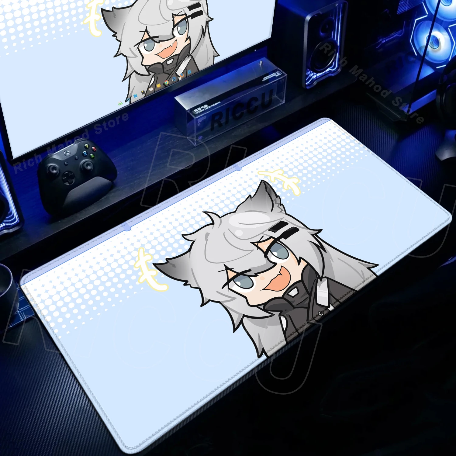 

Arknights Lappland Mousepad Anime Girl Desk Mat Game Mouse Mat With Lock Edge XXL Office Keyboard Pad Gaming Accessories Carpet