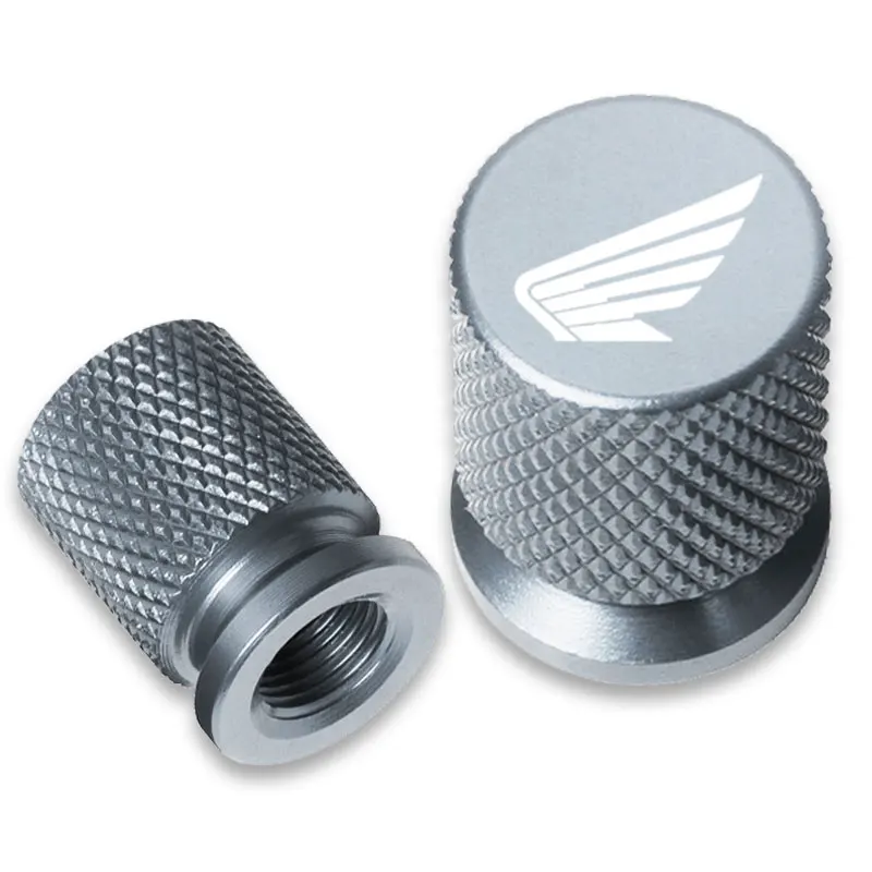 2 قطعة دراجة نارية سبائك الألومنيوم الإطارات عجلة أجزاء صمام الجذعية قبعات غطاء لهوندا الدبور NT1100 CBR CB الظل PCX VFR XADV فورزا #5