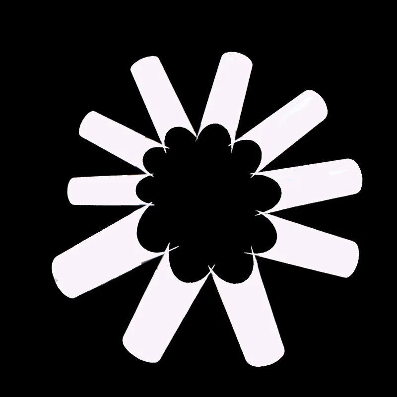 False Nails Tips 500pcs Full Cover Artificial Art Nails Completely Curved Fake Nail Tips Transparent  DIY Manicure Clear - 图片 4