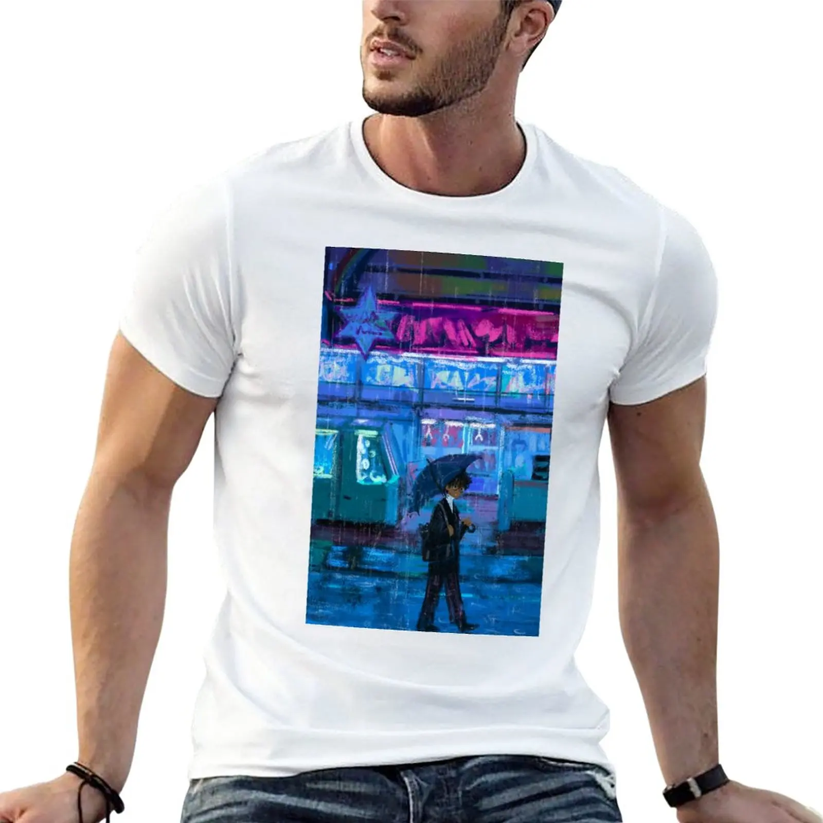 akihabara T-Shirt t shirt man plain t-shirt Short sleeve designer t shirt men