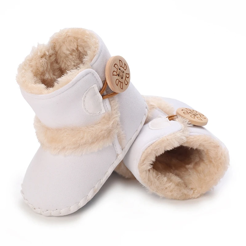 0-1 Jahre alte Baby Woll schuhe mit weichen Sohlen Winter Baby Baumwoll schuhe männliche und weibliche Neugeborene Kinder Schneeschuhe