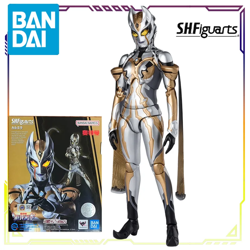 Oryginalne figurki Bandai S.H.Figuarts ULTRAMAN TRIGGER NEW GENERATION TIGA Series Kalumila/Evil Treja, figurki akcji anime, modele zabawek