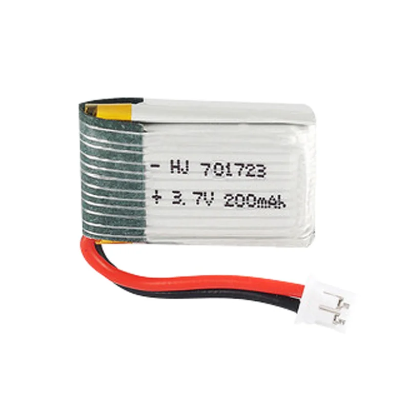 1-20pcs 3.7v 200mah 701723 LIPO Battery For H36 E010 E010C E011 E013 F36 NH010 RC Quadcopter Spare parts 3.7 v battery