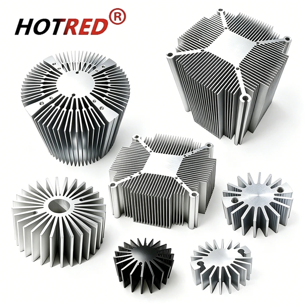 LED Aluminum Heatsink Cooler alloy 10mm 23mm 28mm36mm 40mm 72mm 90x40mm/80mm 100mm For 3W 5W10W 20W 30W 50W 100W High Power LED