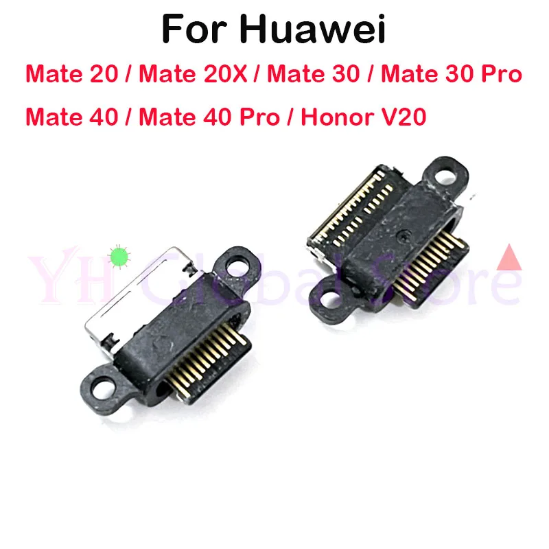 

50PCS For Huawei Mate 20 20X 30 40 Pro Honor V20 USB Charging Port Dock Plug Connector Socket