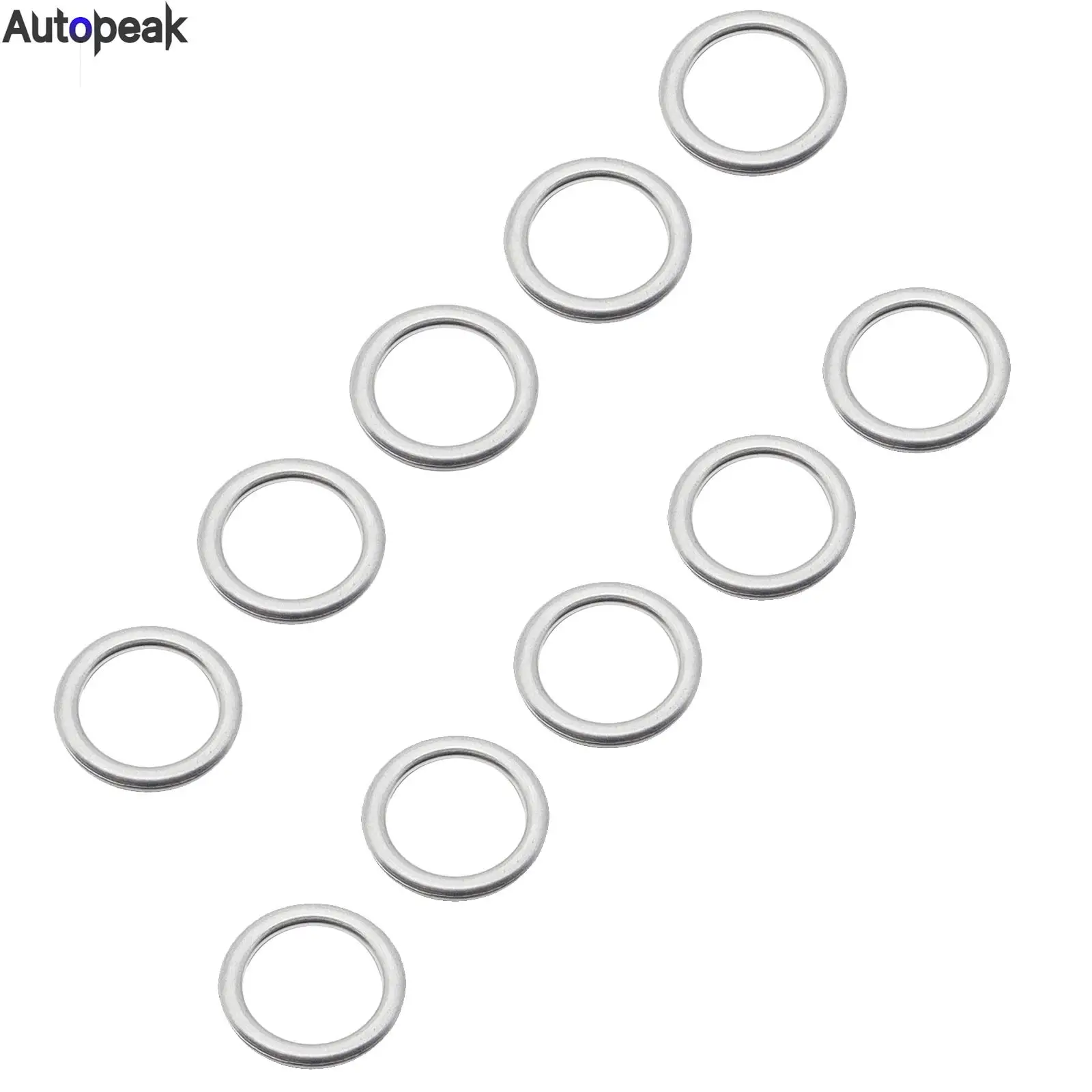 

10PCS Oil Drain Plug Gaskets N0138157 For Audi S4 A4 A6 A8 Q5 For VW Volkswagen Touareg 14X20X1.5mm Oil Pan Screw Washers Gasket