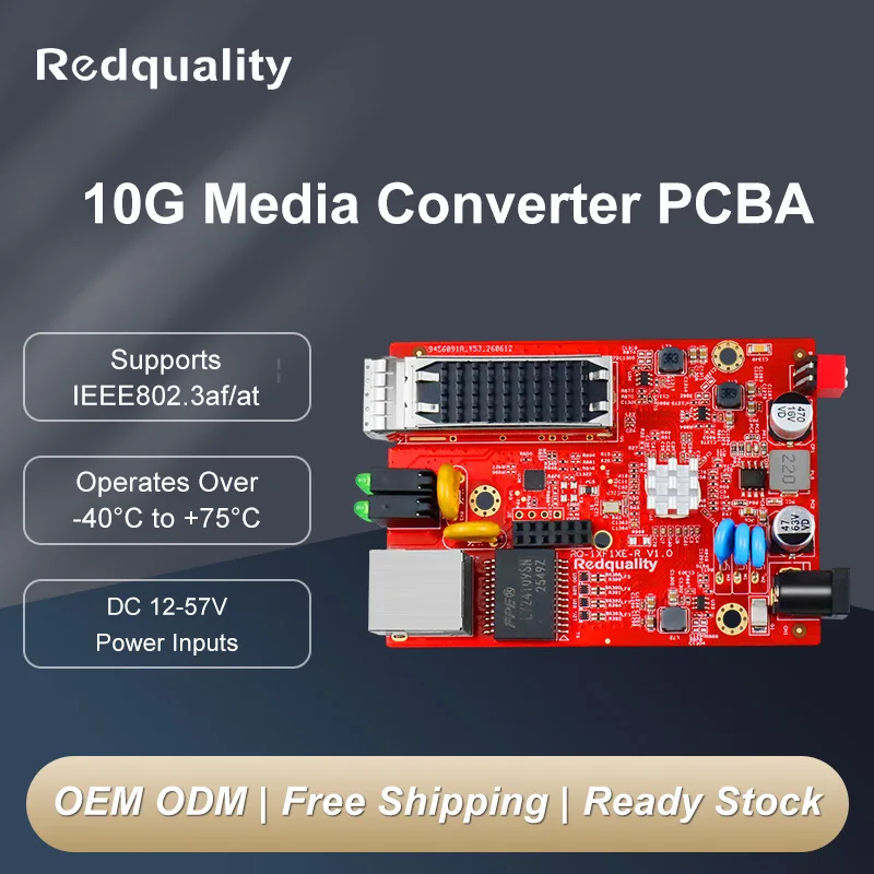 convertidor-de-medios-redquality-10g-sfp-rj45-transceptor-ethernet-de-fibra-optica-pcba-12-57v-sin-ventilador-para-centros-de-datos-y-videovigilancia