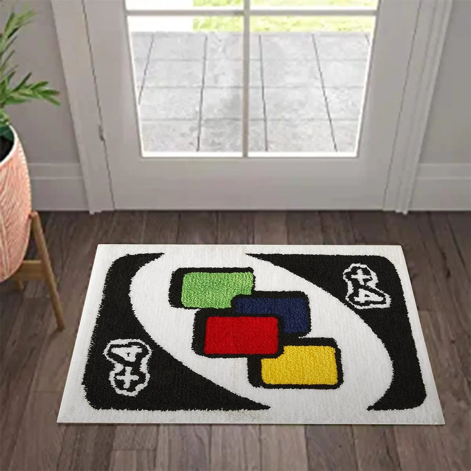 Uno Rug Carpet Soft Cute Non-Slip Washable Carpet for Decoration Bedroom, Entrance, Indoor, Outdoor, Bathroom, Kitchen