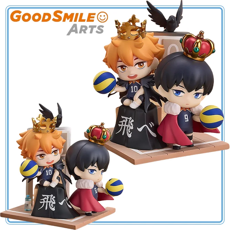 

【100%Authentic】GOOD SMILE ARTS Original Haikyuu!! Hinata Shouyou Kageyama Tobio Qset+ Model Decoration Garage Kit Gifts Toys