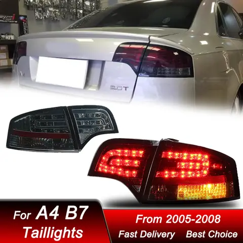 6 best sales audi a4 b7 led tail lights - №1