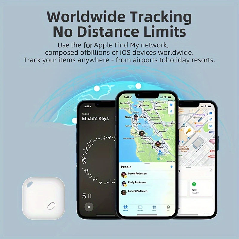 Smart  Mini Tracking Device For Apple Find My Key Child Finder Pet Car GPS Lost Tracker Smart Bluetooth Tracker IOS System NEW