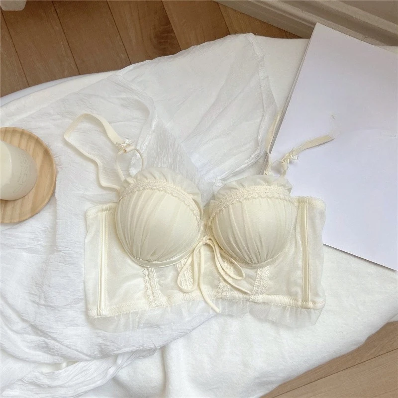 Hot Women's Sweet Feminine Lingerie Set Delicate Lace, Push Up Bra for Small Cup maelyeokjeok Charming New Bestseller BANERDANNI