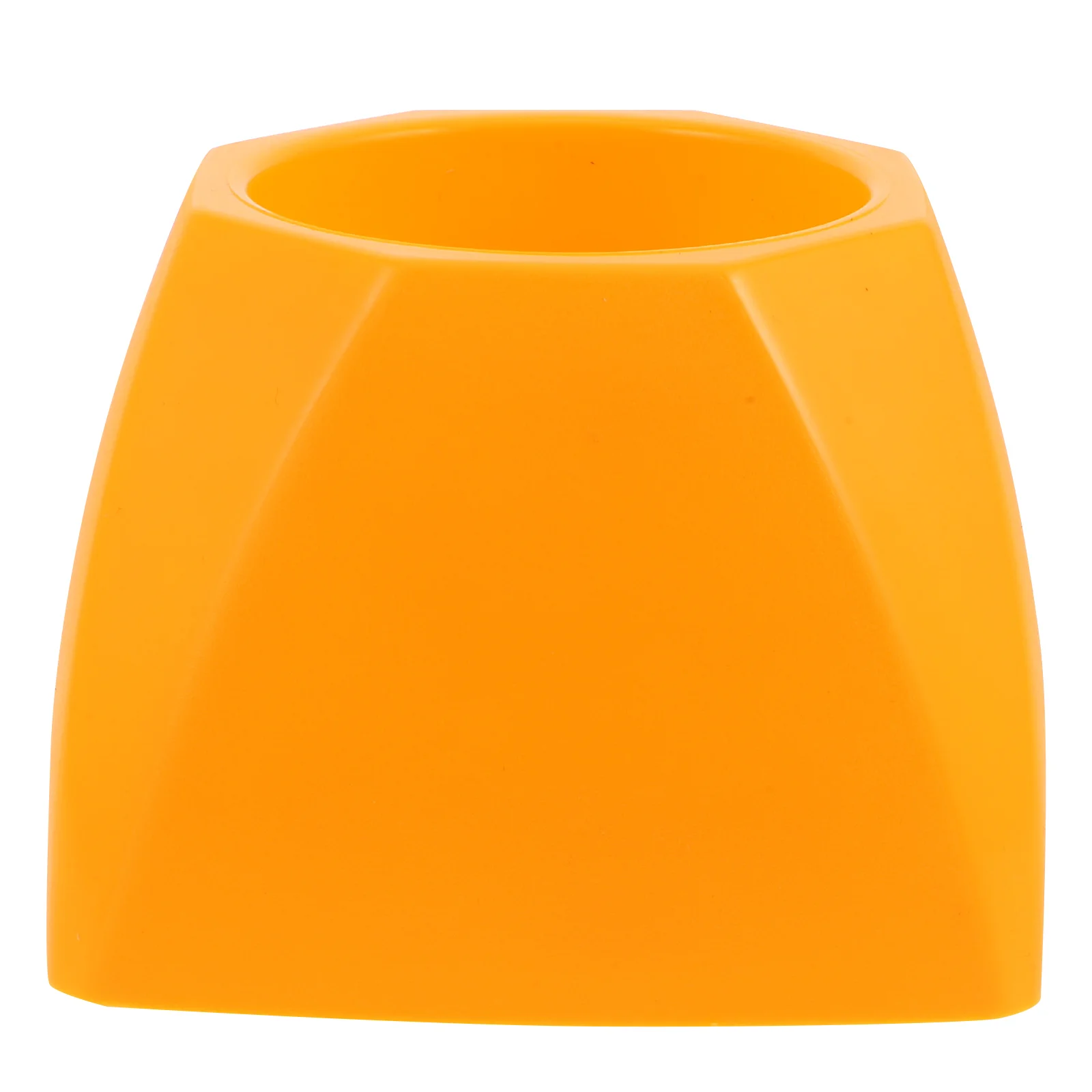 

1pc Plastic Toilet Brush Holder Base Octagonal Design Anti-Water Accumulation Lightweight Scrubber Brush Cup Storage Stand For
