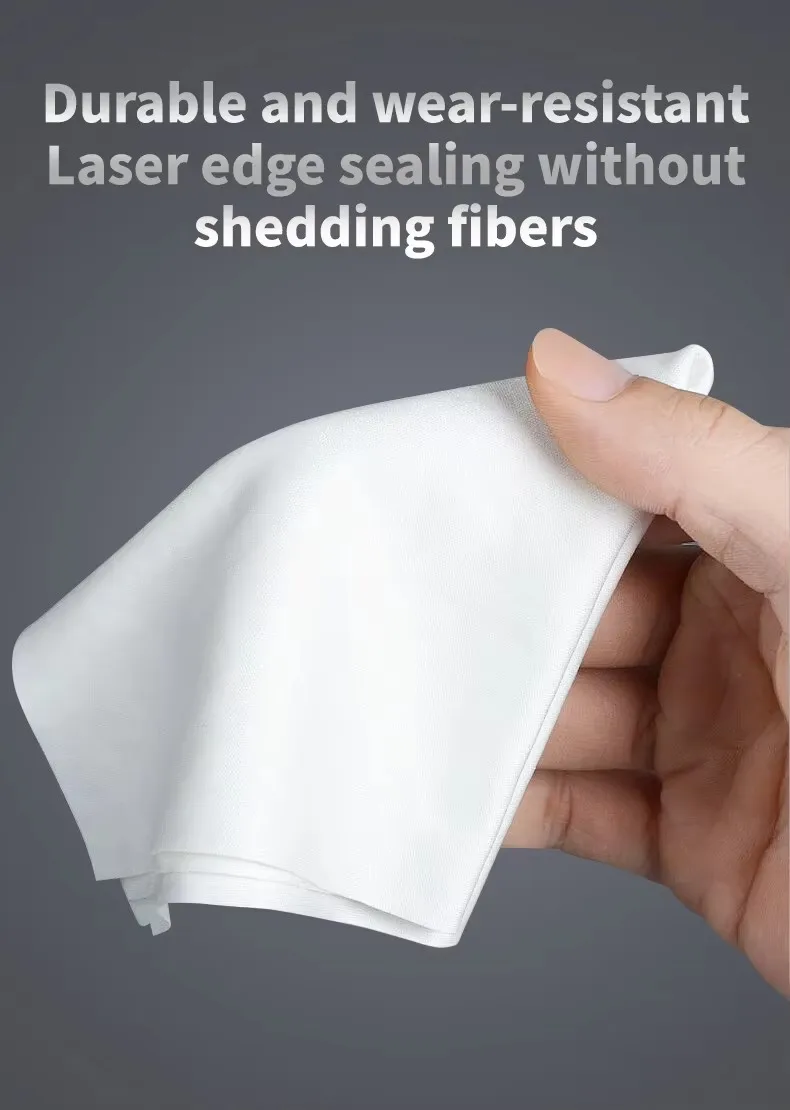 

Lanrui BM-13 Dust Free Cleaning Cloth 400Pcs No Shedding Water Oil Absorbent Laser Edge Sealing for Screen Motherboard Repair