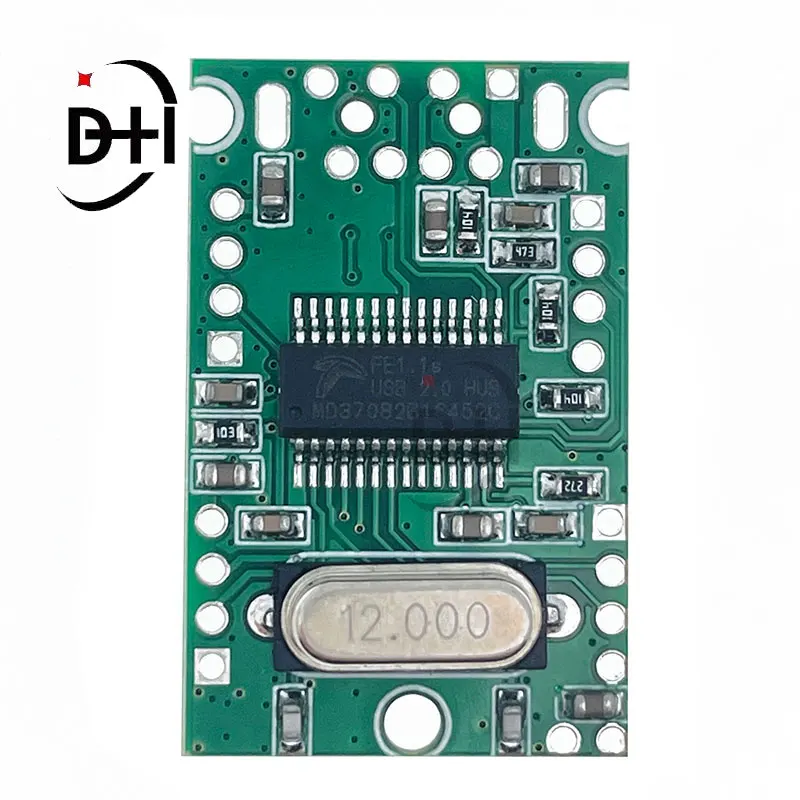 Industrial-grade USB 2.0 expansion module HUB hub 1 minute 4 1 drag 4 interface adapter development board drive