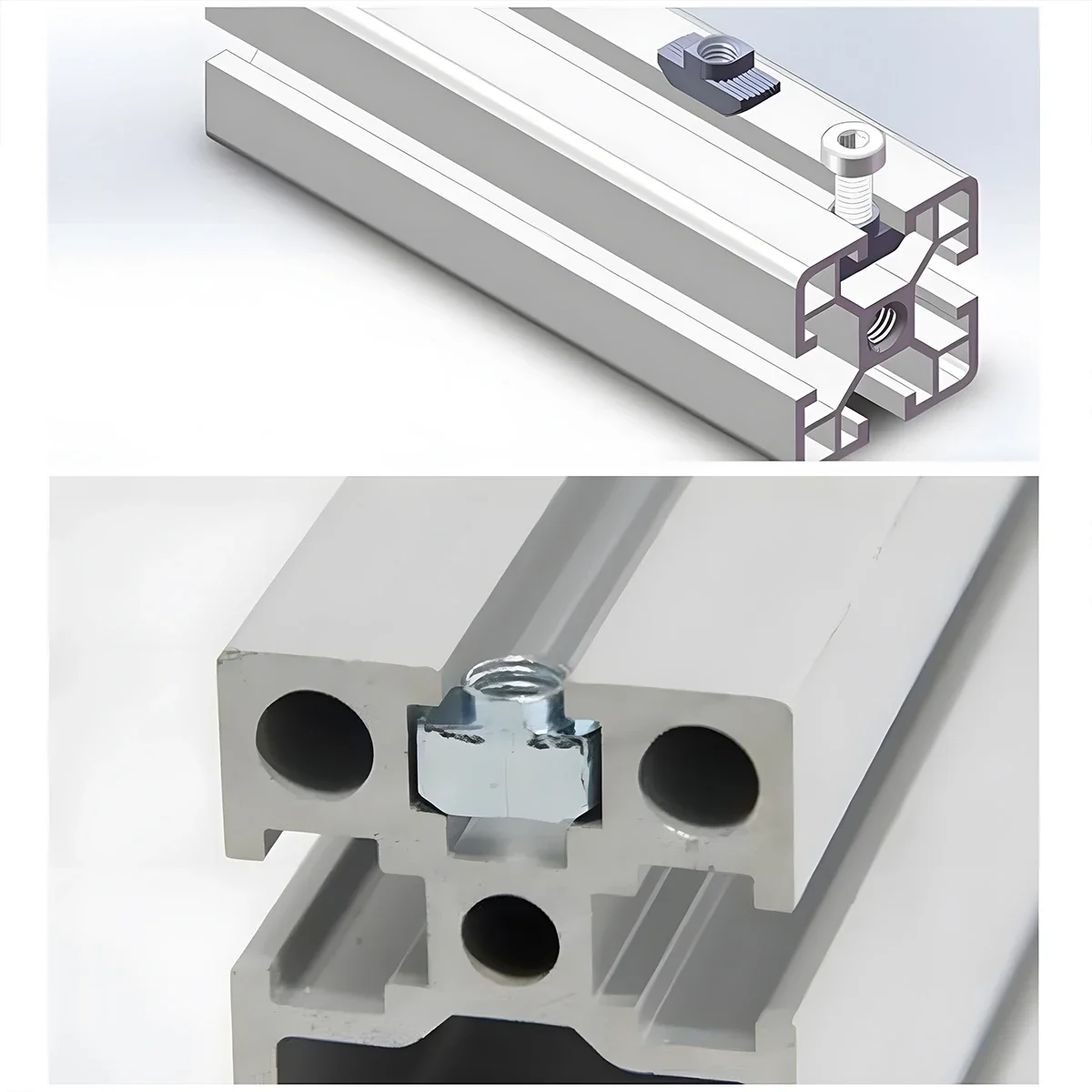 180 шт. Т-образные гайки серии 2020, M3 M4 M5, Т-образная гайка, крепежная гайка с молотковой головкой для алюминиевого профиля