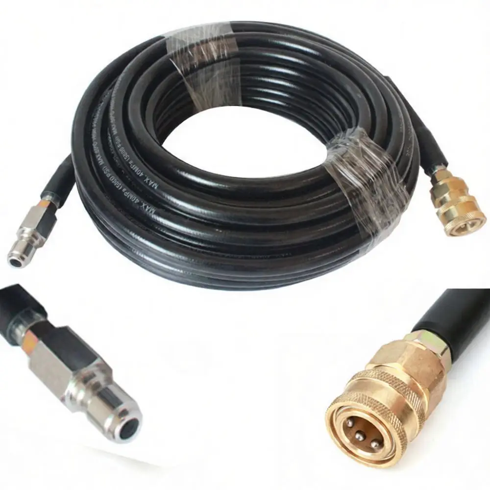 Drain Pipe Cleaner Sewer Hose For Karcher K Series Pressure Washer Jetter Nozzle Cleaning Accessory Tooling