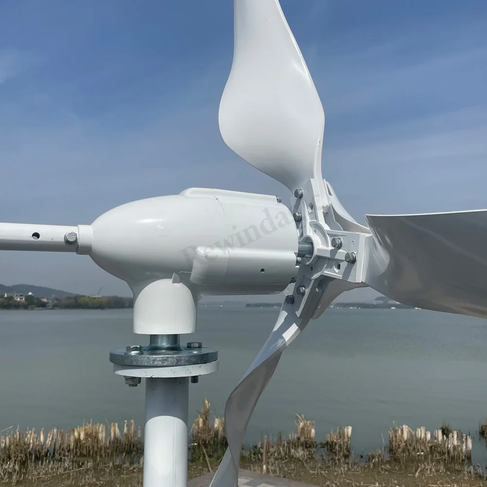 Imagem -06 - Turbina Eólica Horizontal para Pequenas Fazendas Domésticas Eletricidade Livre Baixa Velocidade Baixo Ruído Mais Poderoso 10000w 15000w