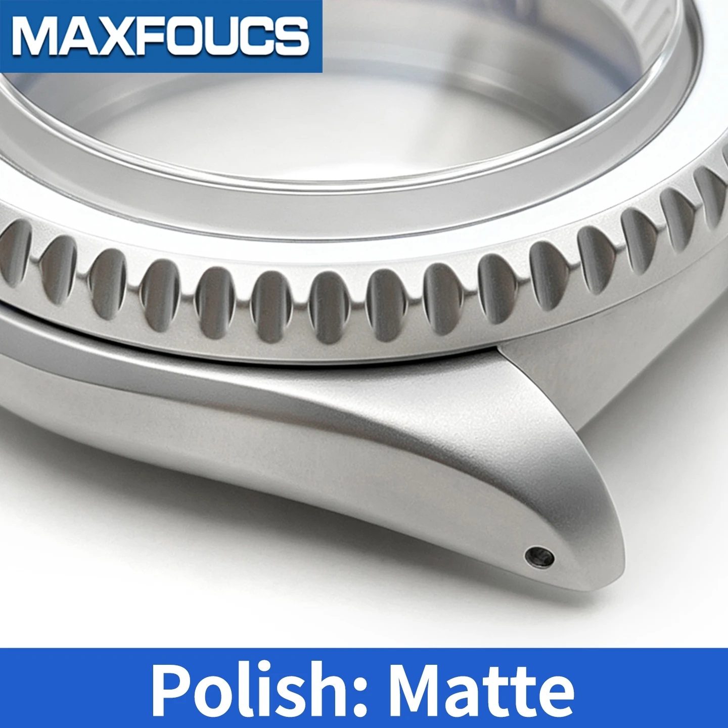SKX Classic Mattsilbernes Uhrengehäuse 3-Uhr-Position Edelstahl MOD NH35 NH36 4R36 Krone Saphirglas Kundenspezifisches Zubehör – Detail 6