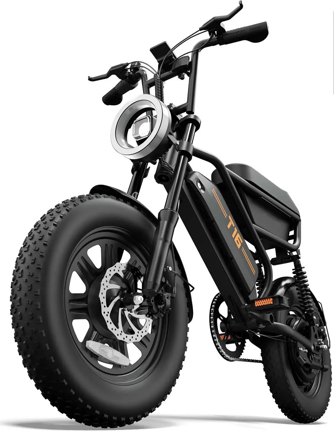 URLIFE T16 All-Terrain-Elektrofahrrad 48V13AH Akku 16*3 Zoll Fat Tire Unisex-Stil Erwachsenen-Elektrofahrräder