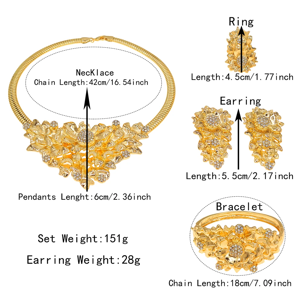 Beautiful Wedding Jewelry Sets Popular and Unique High Quality Women's Jewelry From Nigeria