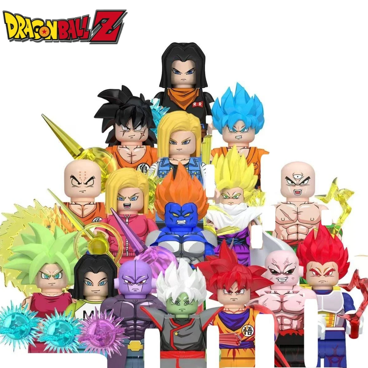 8pcs/set Dargon Ball Z Vegta Frieza Son Goku Gohan krillin Yamcha Super Saiyan Anime Figure WM6180 WM6181