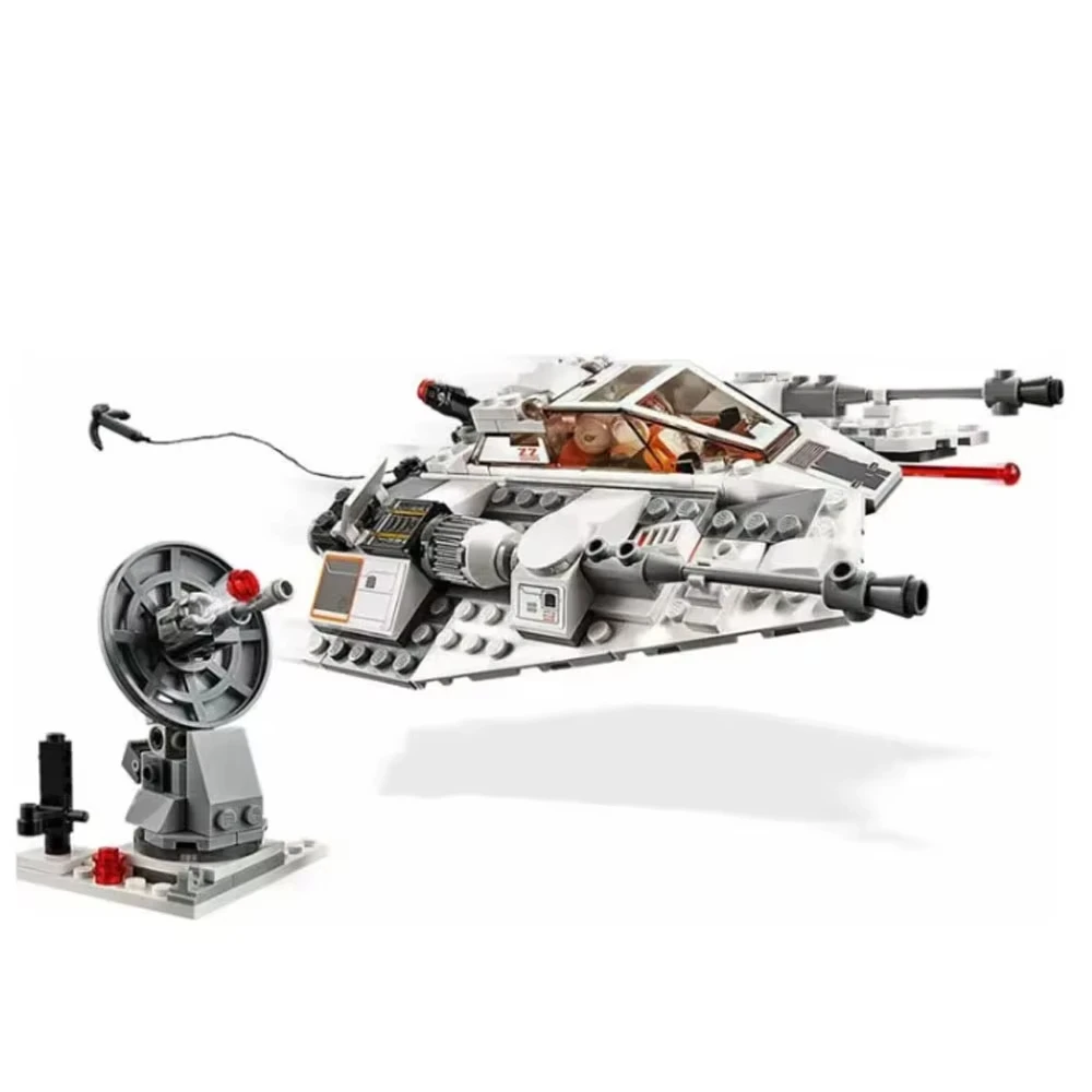مكعبات بناء من الطوب لإصدار الذكرى العشرين من MINISO، نموذج Snowspeederb، ألعاب تعليمية، هدية متوافقة مع