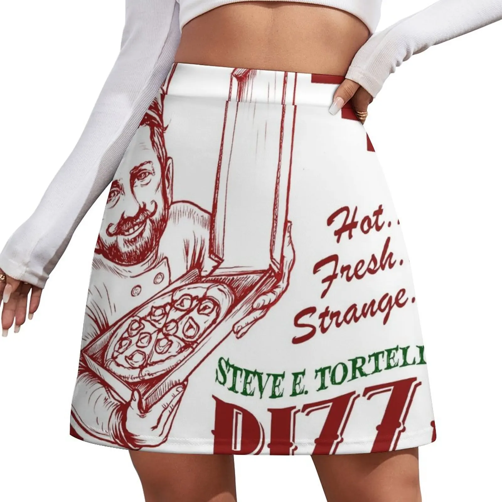 Steve E. Tortellini Mini Skirt Woman skirt Woman short skirt Women's summer