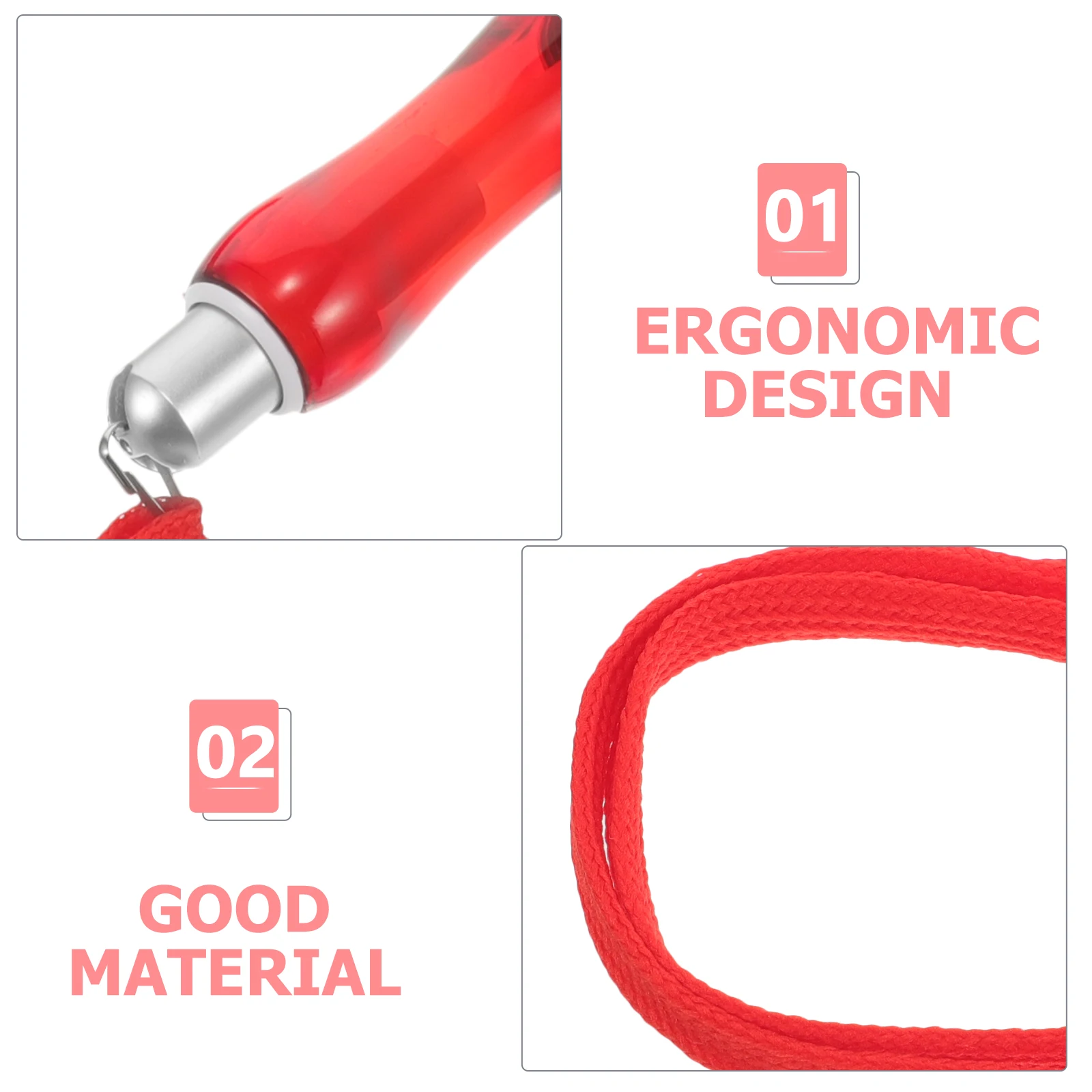 

2 Pcs Ergonomic Weighted Pen Comfort Tube Grip Pens Jacket Fat Writing Ballpoint