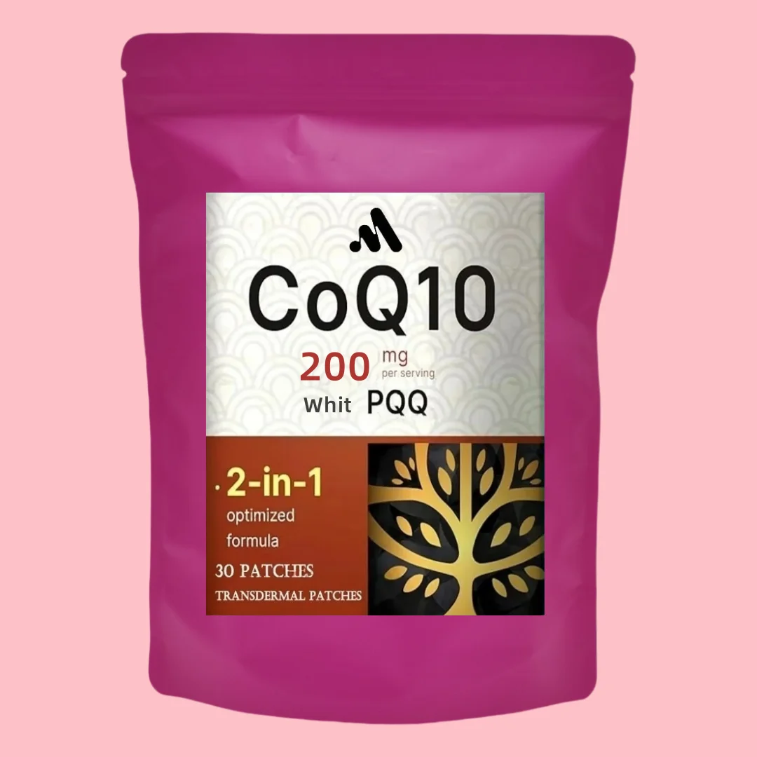 

Coq10 с патронами Pqq, поддержка энергии, антиоксидантная поддержка для здоровья мозга, сердца и энергии - 30 патчей